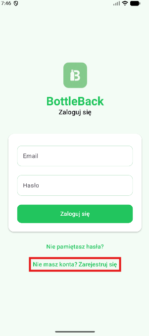 Ekran powitalny