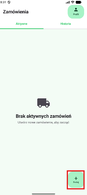 Nowe zamówienie